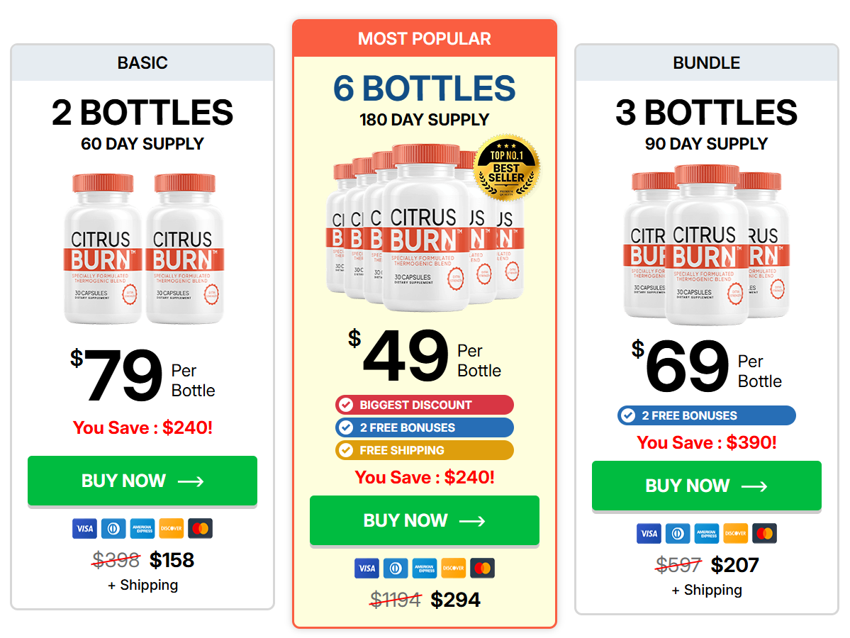 CitrusBurn™  Offers